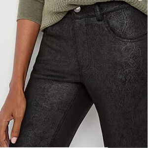 NWT Women's Frye & Co Faux Suede Trouser, Regular Fit Bootcut in Black, size 8